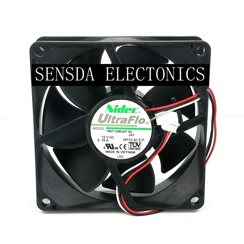 

Original T80T12MUA7-52 8cm 8025 12V 0.19A projector cooling fan