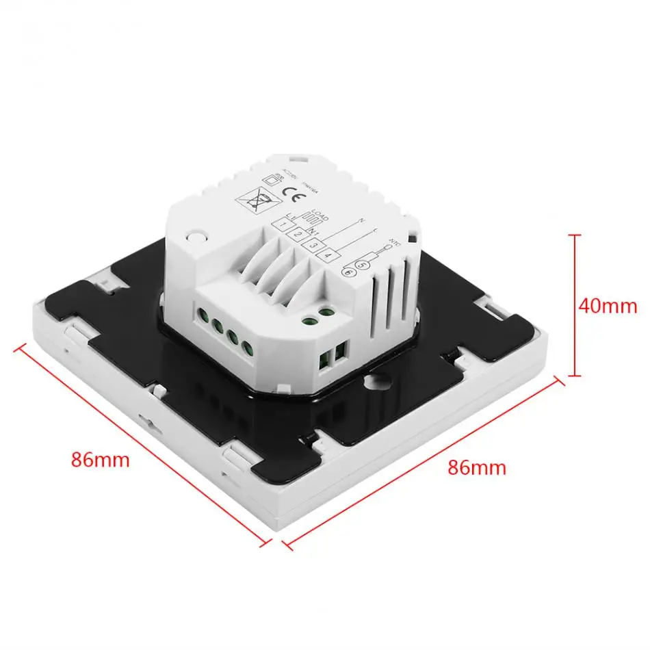 Digital Touch Screen LCD Programmable Thermostat Intelligent Temperature Controller. | Инструменты