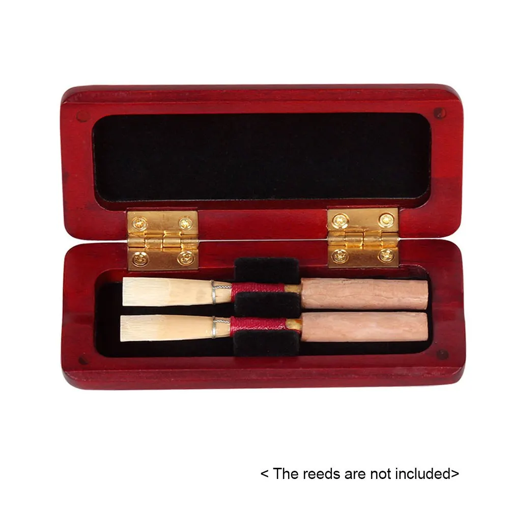 Горячая Распродажа твердый деревянный Oboe Reed чехол держатель коробка из