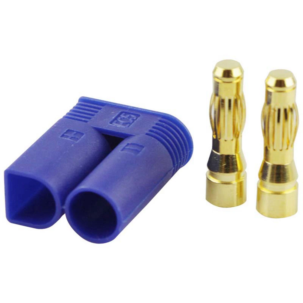 Бесплатная доставка 10 пар штекер типа банан EC5 5 мм 0 золотистый разъем в виде пули