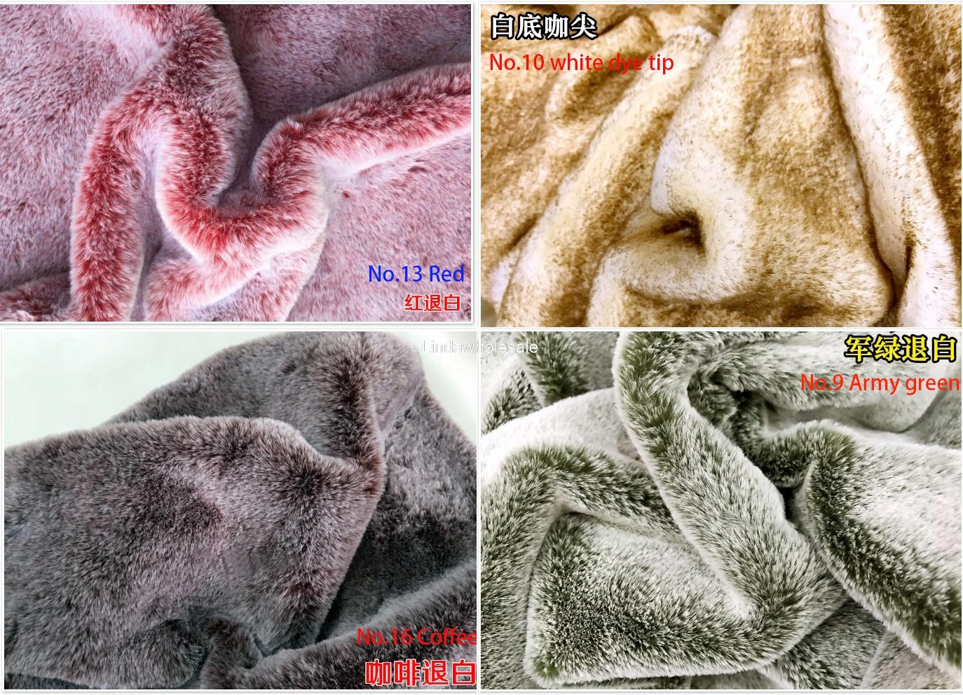 

Pile 1cm White frost dyed clothing imitation rabbit fur collar plush fabric,felt cloth,faux fur fabric,160cm*45cm((half yard/pcs