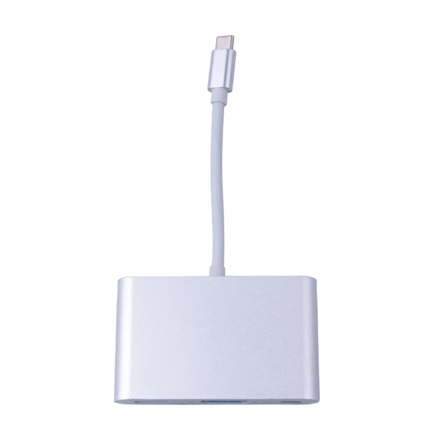 Адаптер-конвертер Elistooop с USB 3 1 Type C на VGA в концентратор зарядным портом PD для Apple