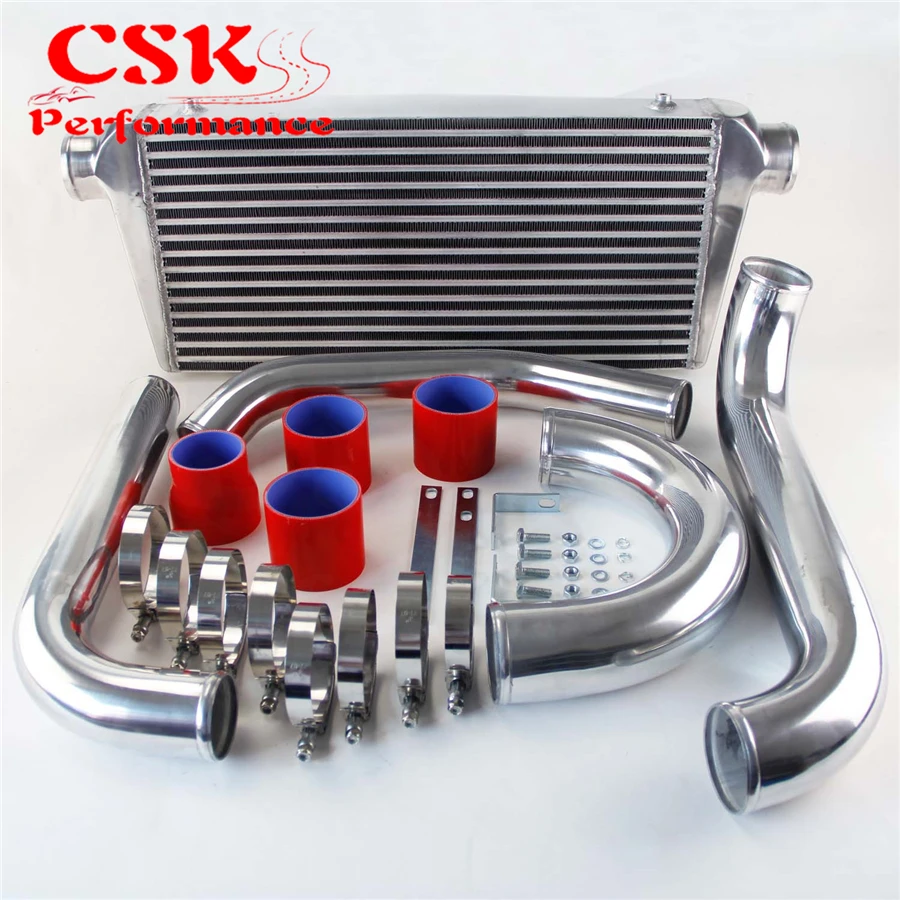 Интеркулер комплект для Тойота Супра JZA80 Turbo 2JZ GTE красный/синий/черный|intercooler kit|kit