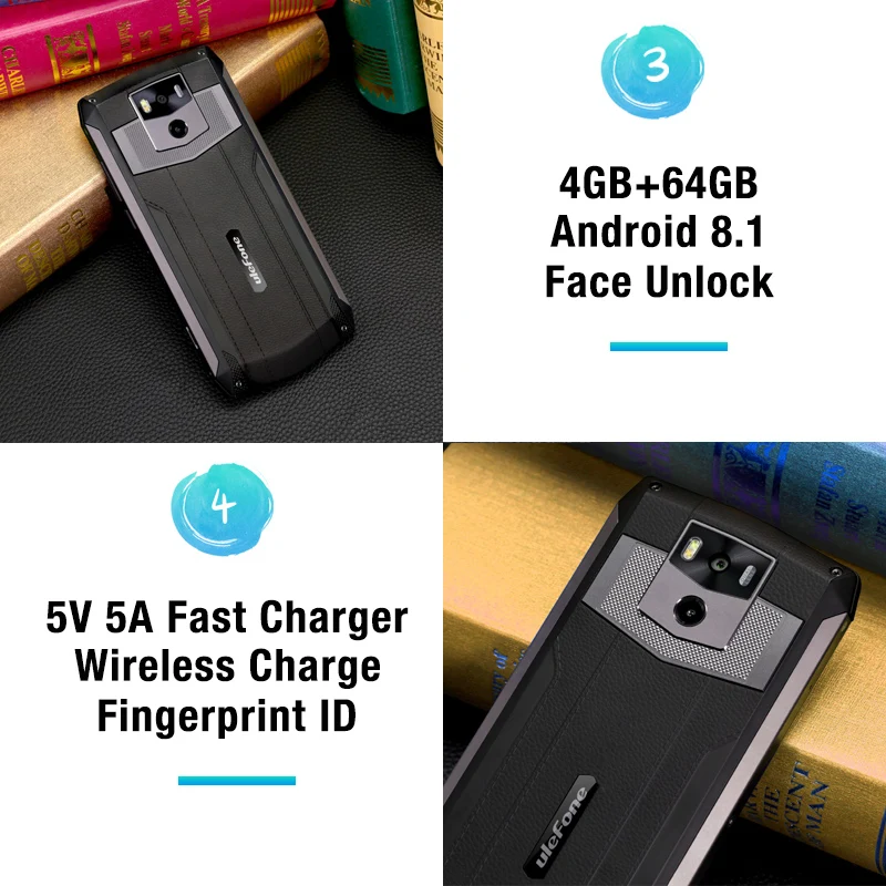Чехол накладка Ulefone Мощность 5s 13000 мА/ч мобильный телефон Android 6 0 &quotFHD MTK6763 Octa Core 4 Гб