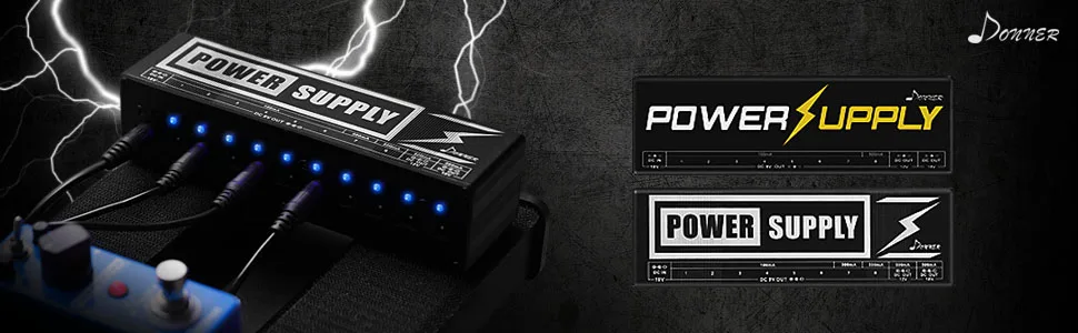 Donner DP-2 гитарный эффект педали доска питание 10 DC изолированные выходы для 9 V/12 V/18 V гитарные аксессуары Защита напряжения