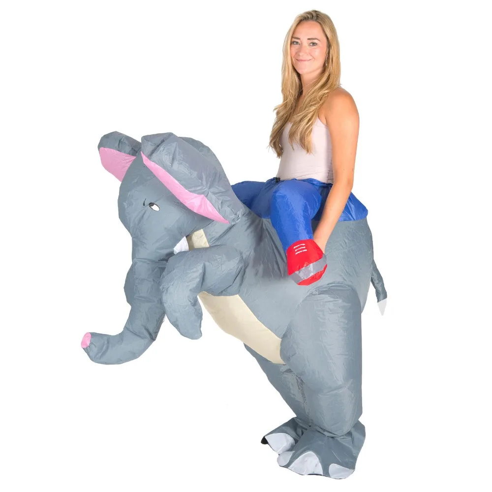 JYZCOS 2020 надувной костюм в виде слона с веером для взрослых|inflatable costume|halloween costume for
