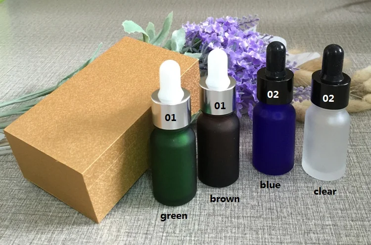 4 шт. 10 мл Высококачественная матовая стеклянная бутылка в деревянной коробке для