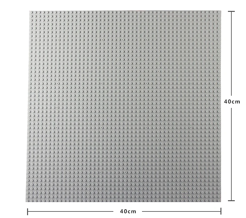 1 шт. 2019 бренд большой размеры 40*40 см Конструкторы DIY Baseplat 50*50 точек Малый Базовая