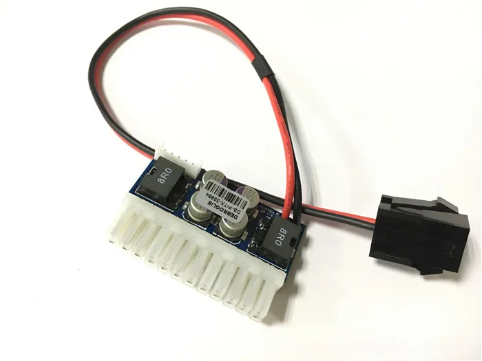 PCI E 6 контактный вход Φ 160 Вт 250 24 модуль питания Swithc Pico PSU Car Auto Mini ITX