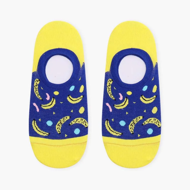 Novelty Banana/Dog/Flamingos Socks Cute Funny Women Non-slip Stealth Calcetines Mujer Divertidos Kawaii Ankle Sokken Meias | Женская
