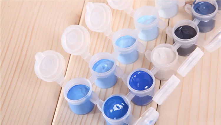 Бескаркасные картины DIY живопись по номерам ручная работа холщовая diy масляная