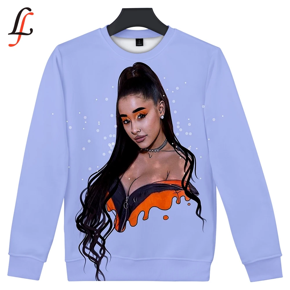 Ariana Grande, 3D принт, женская и мужская одежда,,, повседневные, Harajuku, крутые толстовки, кофты, топы размера плюс 4XL