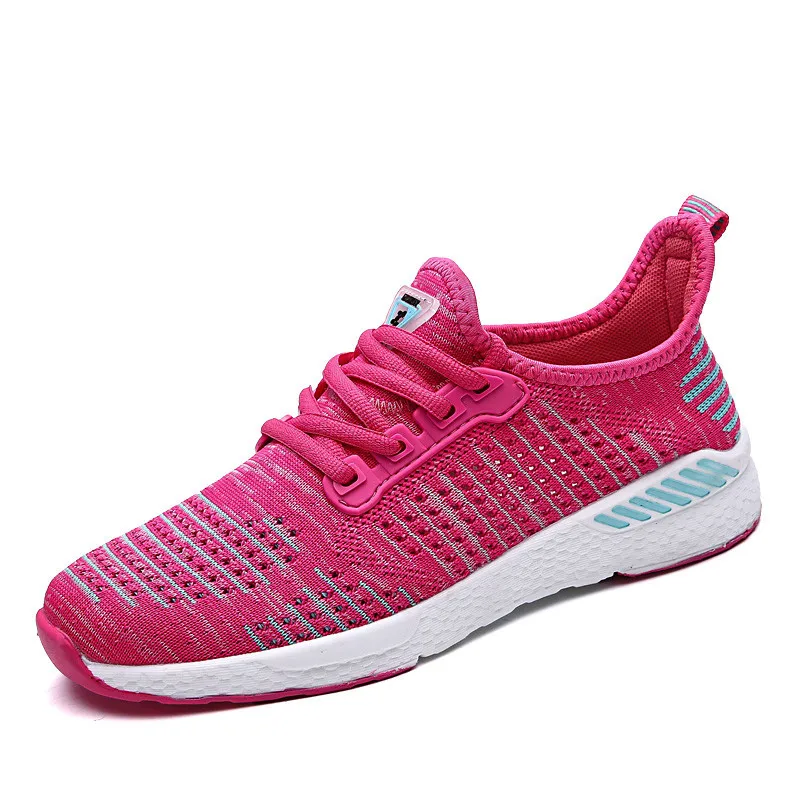 2019 Breathable Casual Men Fashion Sneakers Fly-knitted Shoes Size 39-46 2018 New Arrival Man Walking Footwear | Обувь