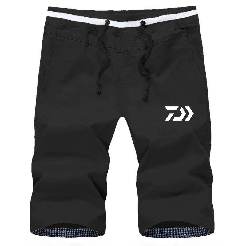 Новые Брендовые мужские рыболовные шорты DAIWA, летние мужские уличные спортивные шорты с принтом, Мужские дышащие свободные рыболовные шорты DAWA