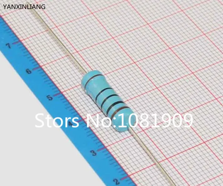100 100ohm (1000) 1% 3 Вт Металл резистор 10 шт.|metal film resistor|film resistorsmetal resistor |
