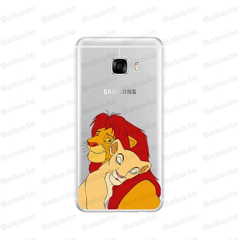 Чехол для телефона Babaite The Lion King прозрачный мягкий силиконовый чехол из ТПУ Samsung S5