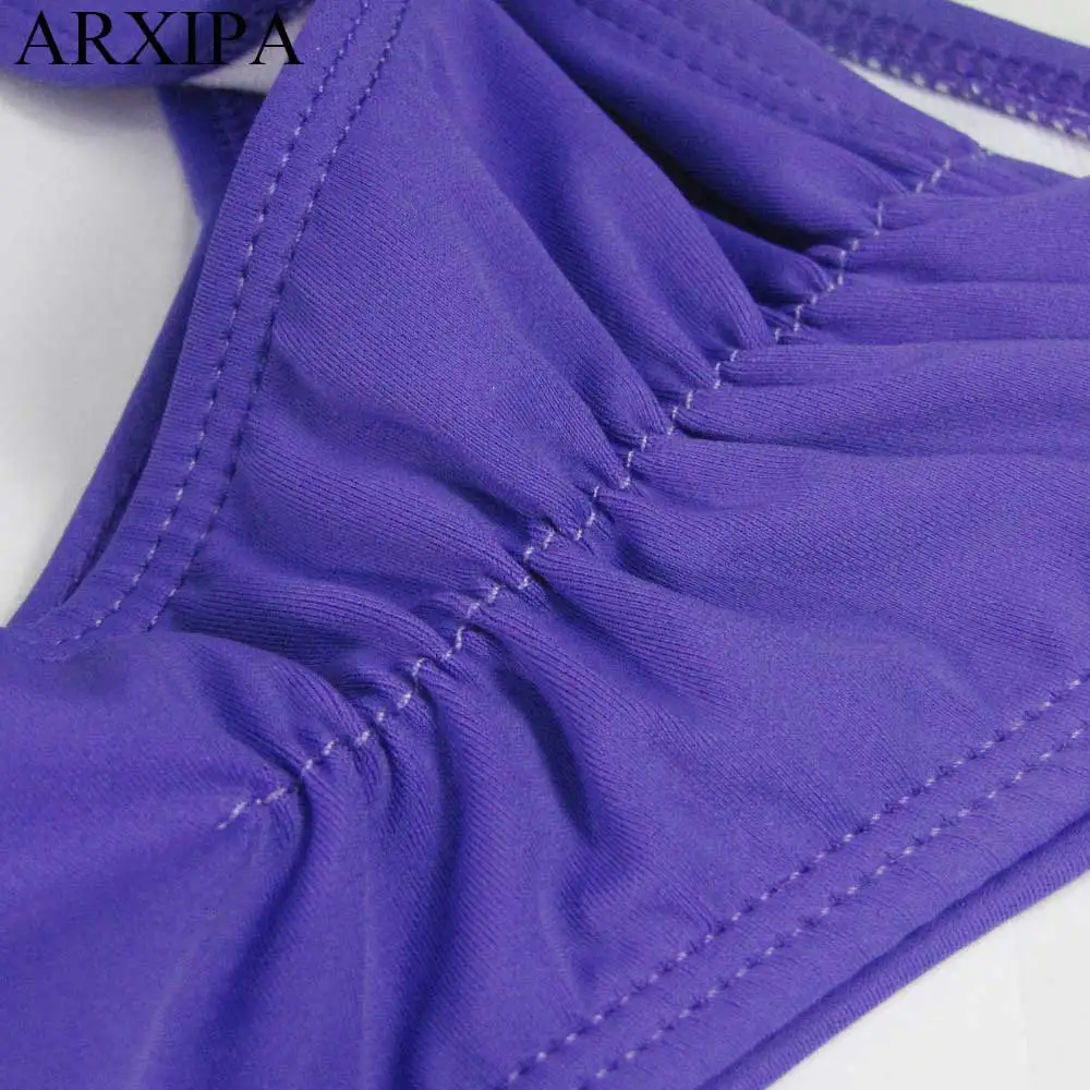 ARXIPA, женские плавки, Ruch, бикини, низ, стринги, купальник, трусики, сексуальные пляжные шорты размера плюс, бразильские, 3XL, 4XL, 5XL