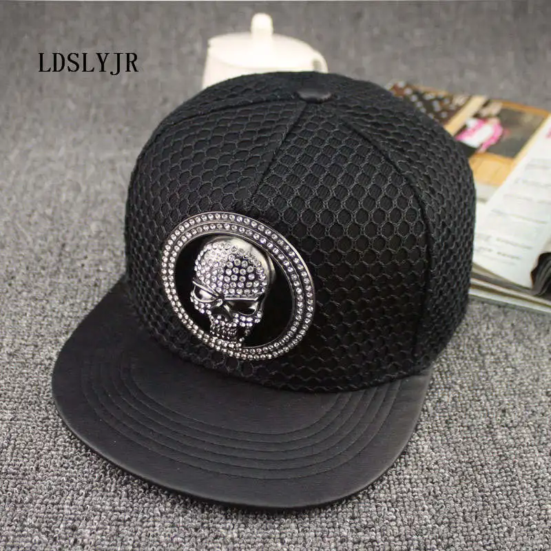 LDSLYJR акрил металла маска pathwork бейсболка хип-хоп кепка snapback cap шляпы для обувь для мужчин и женщин 06