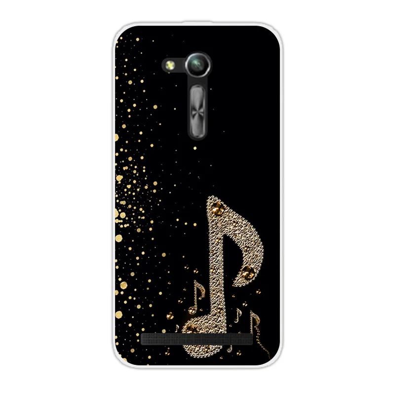 Чехол для Asus Zenfone Go ZB452KG задняя крышка мягкий силиконовый чехол из ТПУ дизайн с