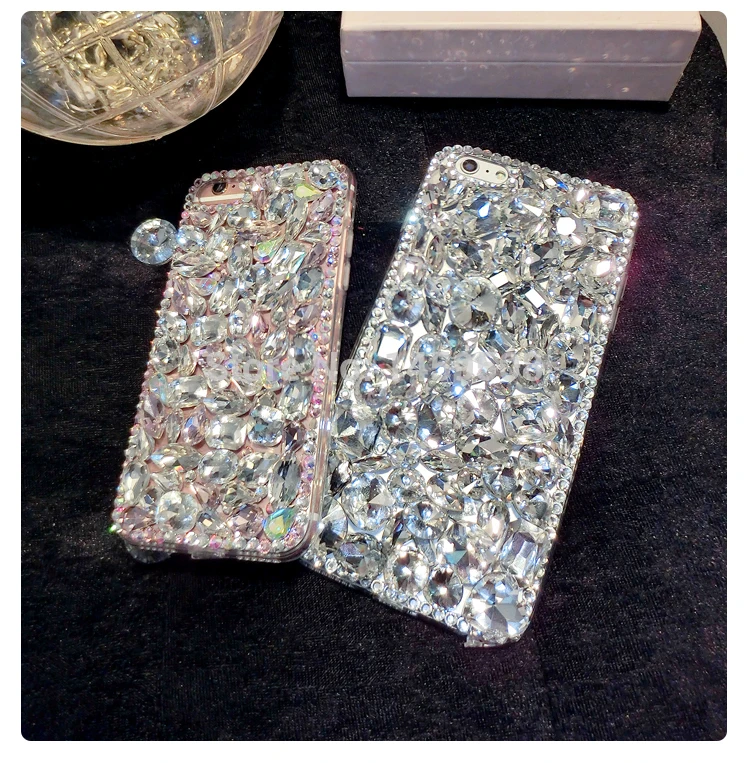 Для samsung Galaxy S3 S4 S5 S6 S7 край S8 S9 S10E S10 Plus Note 2 3 4 5 8 9 G530 со стразами чехол Полный большой