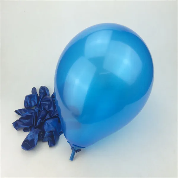 Blue 30 шт./упак. 10 дюймов воздушные шары, цвет золотистый, серебристый, голубой, латексные шары воздушные шары Свадебные балон вечерние украшения воздушный шар «С Днем Рождения» 1,5 г - Цвет: Blue