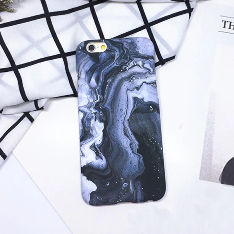 Чехол для телефона LACK жесткий чехол с рисунком мрамора и камня Iphone 5 5S SE граффити