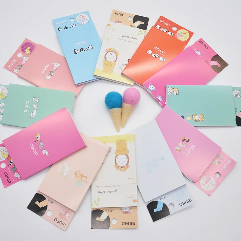Милые животные кот панда липкие Примечания Kawaii блокнот мультфильм планировщик