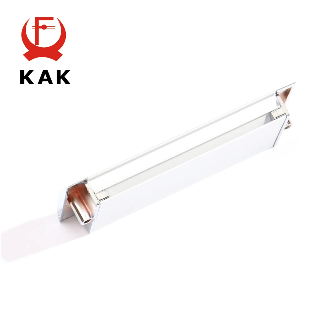 KAK Deluxe 128 мм Литые ручки из алюминиевого сплава современные с вшивкой кухонный