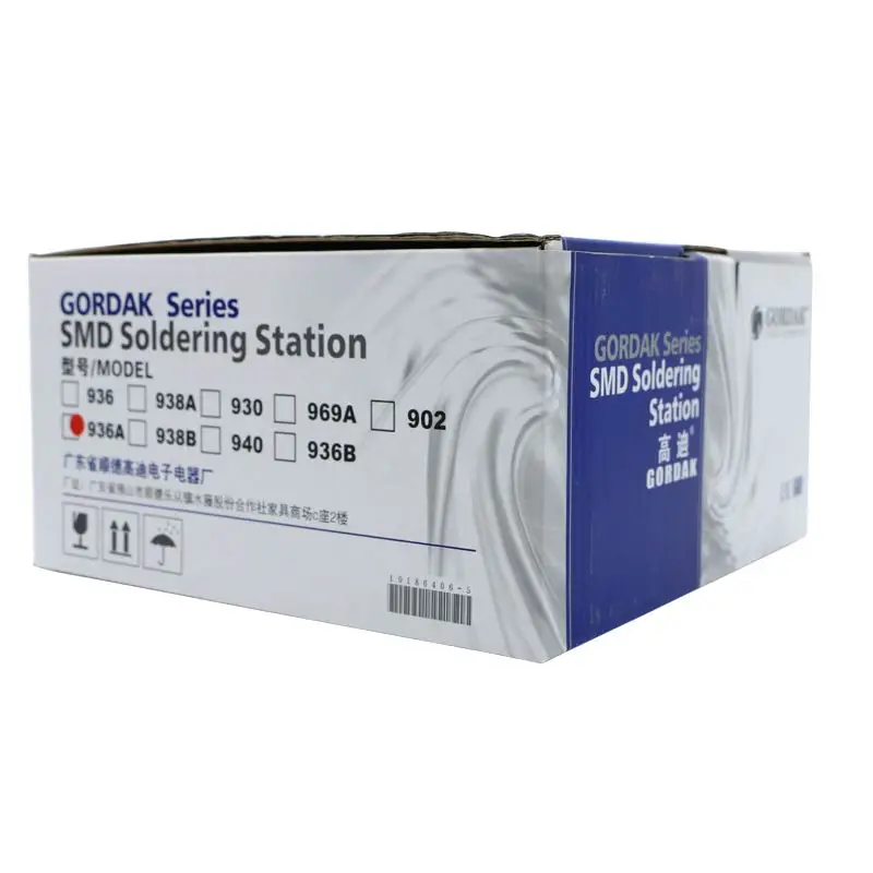 Бесплатная доставка новейшая паяльная станция 60 Вт 220 В GORDAK 936A BGA SMD паяльники