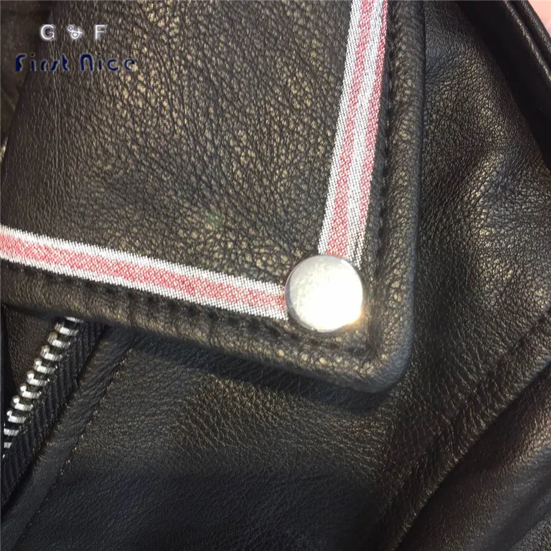 Женщин PU Куртка Бомбардировщика 2017 Весна Новая Мода Молнии Письмо Печатных Пояса