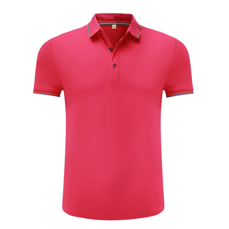 Rose Red Изготовленным на заказ логосом школьная форма, рубашка поло с вышивкой логотипа вок одежда - Цвет: Rose Red