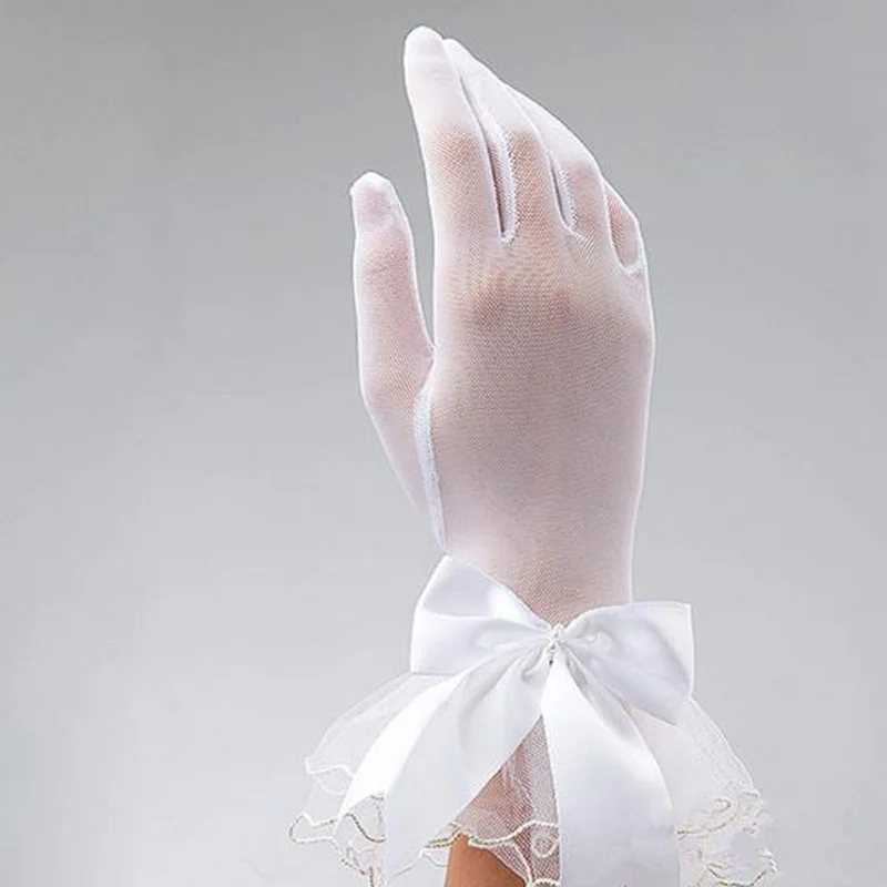 Черные Свадебные перчатки perfectlifeoh короткие высокого качества для невесты