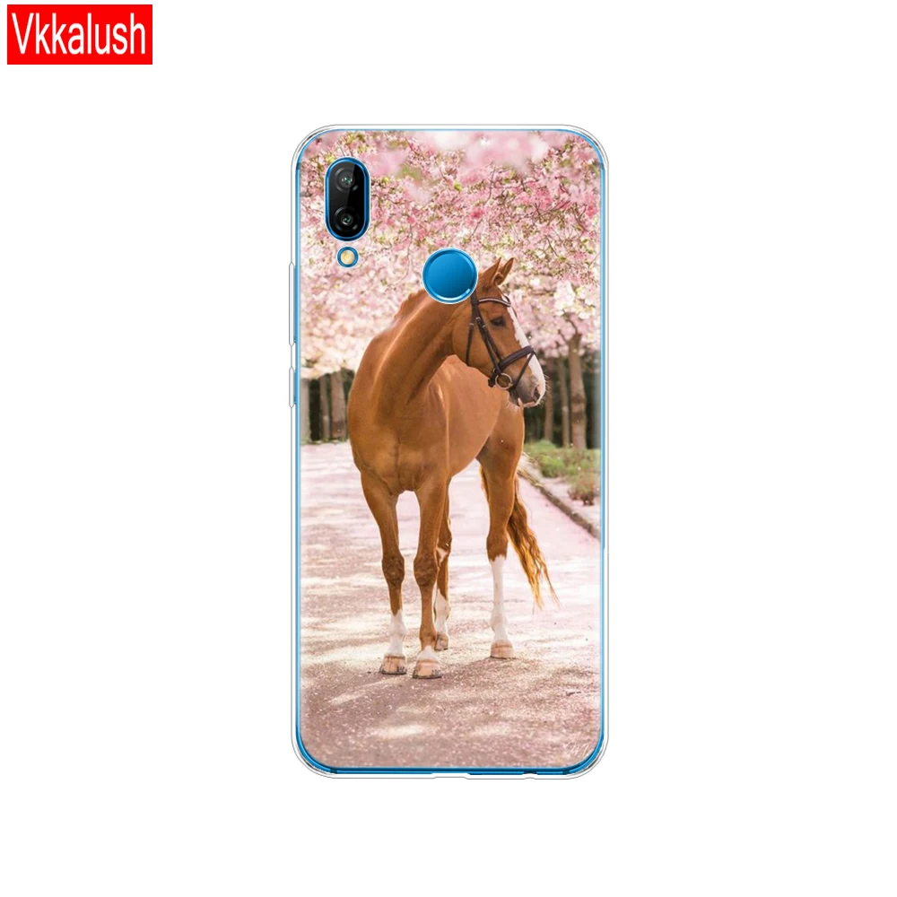 80012 Силиконовый чехол для 5,8" huawei P20 Lite huawei P20 Pro, чехол для huawei P 20, Защитная прозрачная задняя крышка для телефона - Цвет: 80012