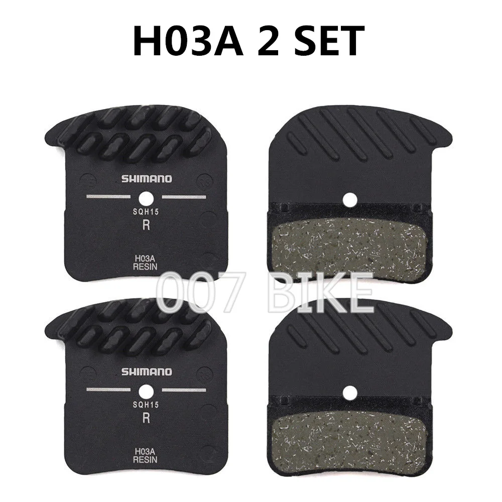 H03A Resin ICE 2 SET Колодки SHIMANO H01A DEORE XT ST ZEE DEORE H03A H03C D03S D01S охлаждающие плавники Ice Tech тормозные колодки горные M8020 M820 M640 тормозные колодки - Цвет: H03A Resin ICE 2 SET
