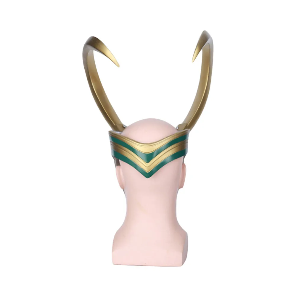 2017 фильм ТОР 3 Ragnarok Loki Laufeyson шлем маски для Косплей Хэллоуин реквизит нарядное