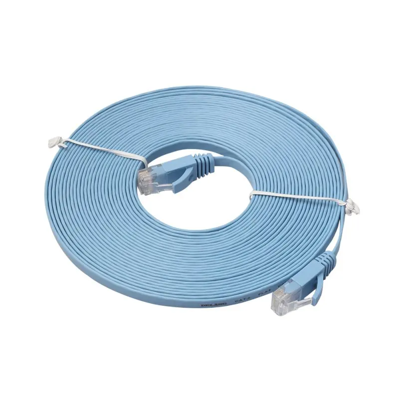 EDAL 5 м/16 футов плоский Ethernet CAT6 сетевой кабель Патч провод RJ45 для Smart TV/Xbox|Кабели| |