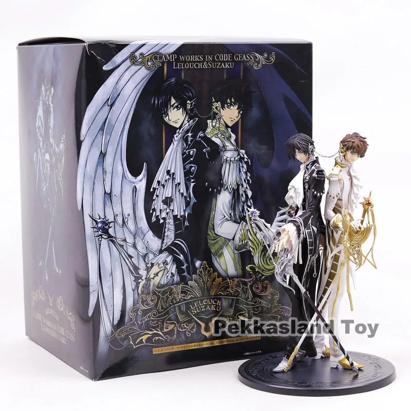 Code Geass аниме Лелуш и Сузаку R2 зажим набор ПВХ фигурку Модель коллекционные игрушки подарок 22 см