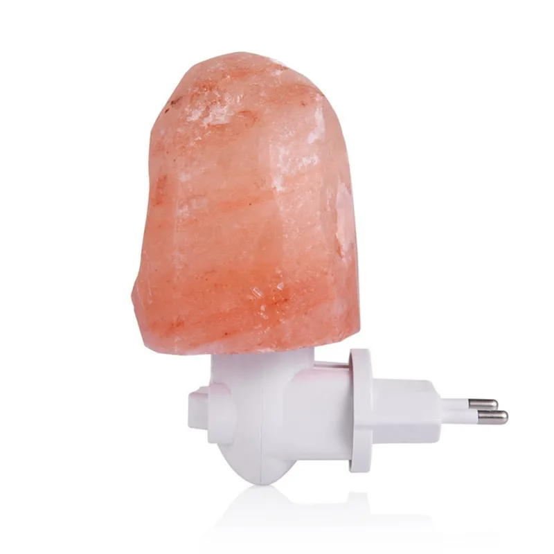 2018 Hot EU US UK Plug Rotatable Cylinder Himalayan Salt Lamp Air Purifier Crystal Rock Bedside Night Light For Bedroom | Лампы и