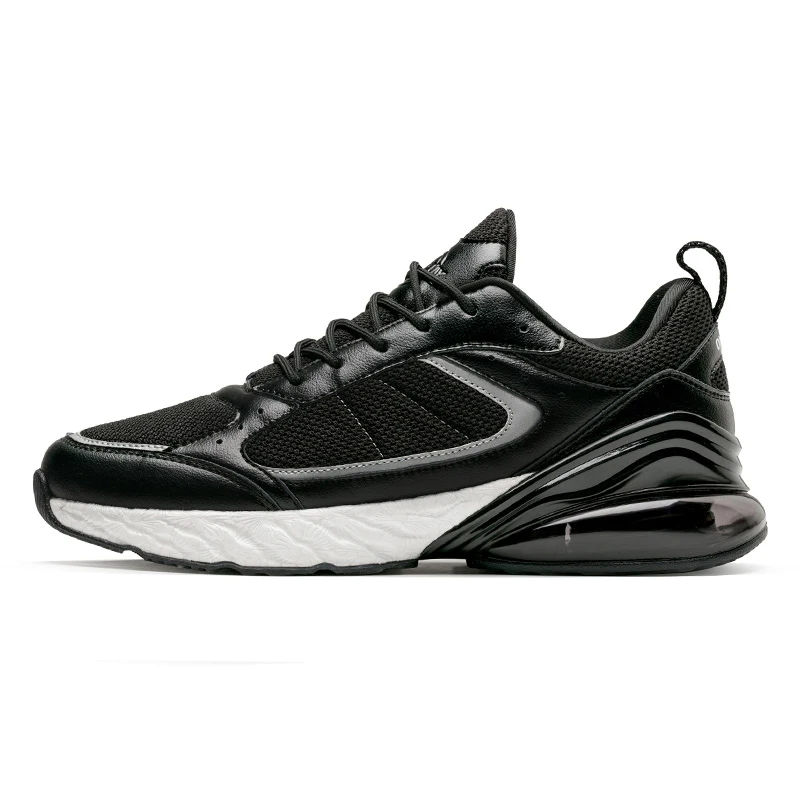 Black Silver ONEMIX, мужские кроссовки, Zapatos De Hombre, дышащая сетка, мягкая подошва, с воздушной амортизацией, мужские уличные беговые кроссовки, Max 47 - Цвет: Black Silver