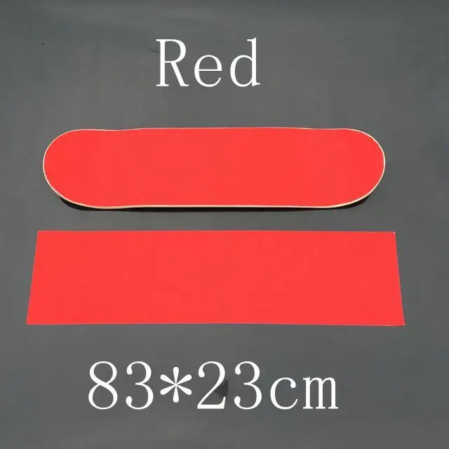 Red Новое поступление 84*23 см OS780 скейтборд Griptapes карбид кремния скейт сцепление ленты с отверстиями для воздуха наждачная бумага для катания на скейтборде - Цвет: Red