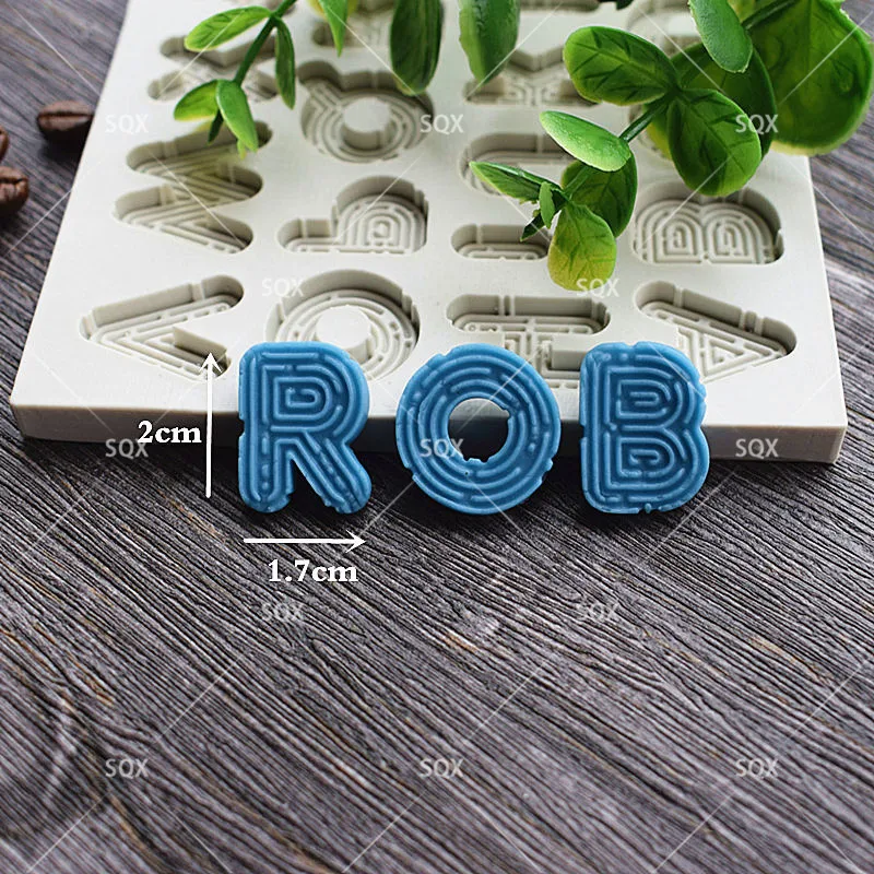 3D Неоновые буквы Стильная Форма для торта доступ к кухне Рождественская форма