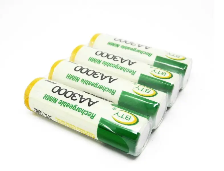 BTY-4-3000 4 шт BTY Ni-MH AA 3000mah 1,2 V аккумулятор