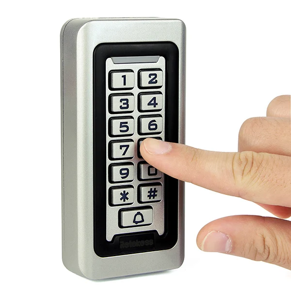 RETEKESS Rfid система контроля допуска к двери IP68 Водонепроницаемая металлическая клавиатура Бесконтактная карта Автономный контроль доступа с 2000 пользователей