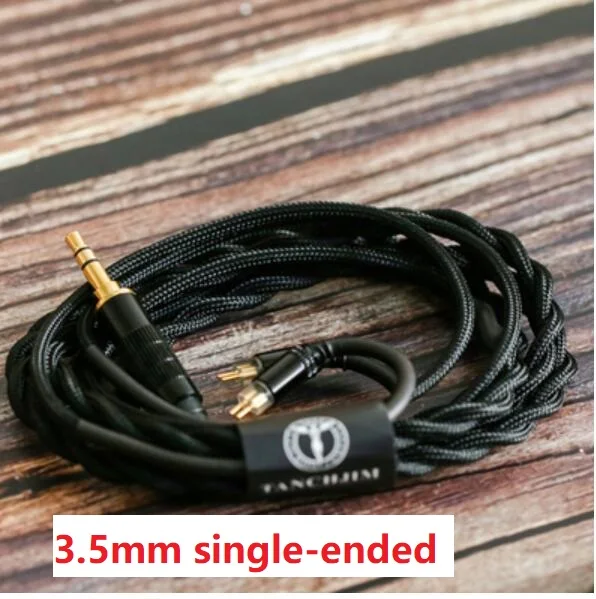 Кабель обновления для TANCHJIM Oxygen HiFi наушники 4 акции 5N OCC 2Pin 0,78 мм(3,5 мм аудио 2,5 мм сбалансированный 4,4 мм сбалансированный - Цвет: 3.5mm single-ended