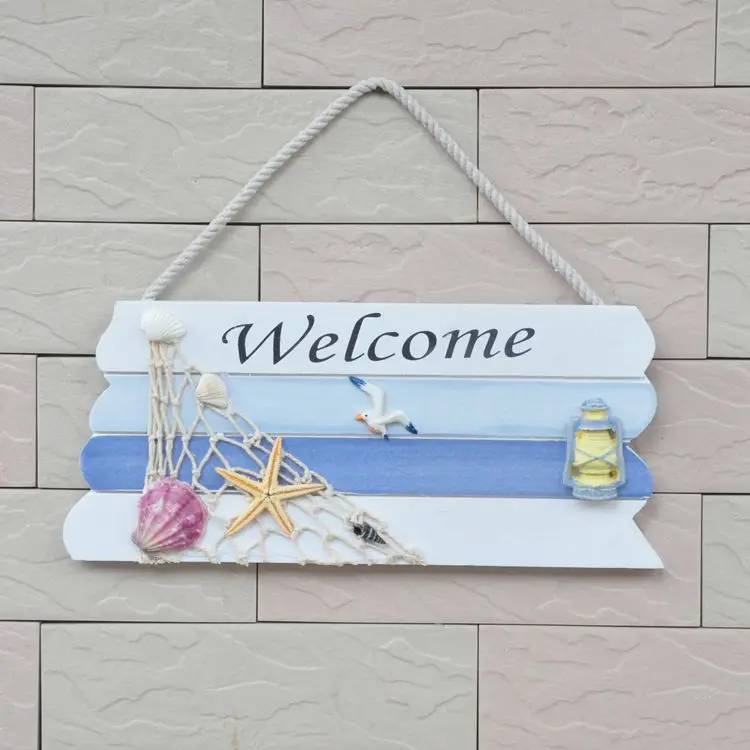 Добро Пожаловать Знак креативный пожаловать деревянные настенные Висячие с