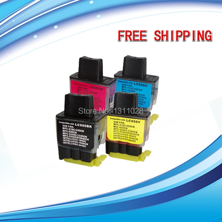 Картридж с чернилами LC09 LC41 LC47 LC900 LC950 6 комплектов 24 шт.|ink cartridge|compatible ink cartridgecompatible