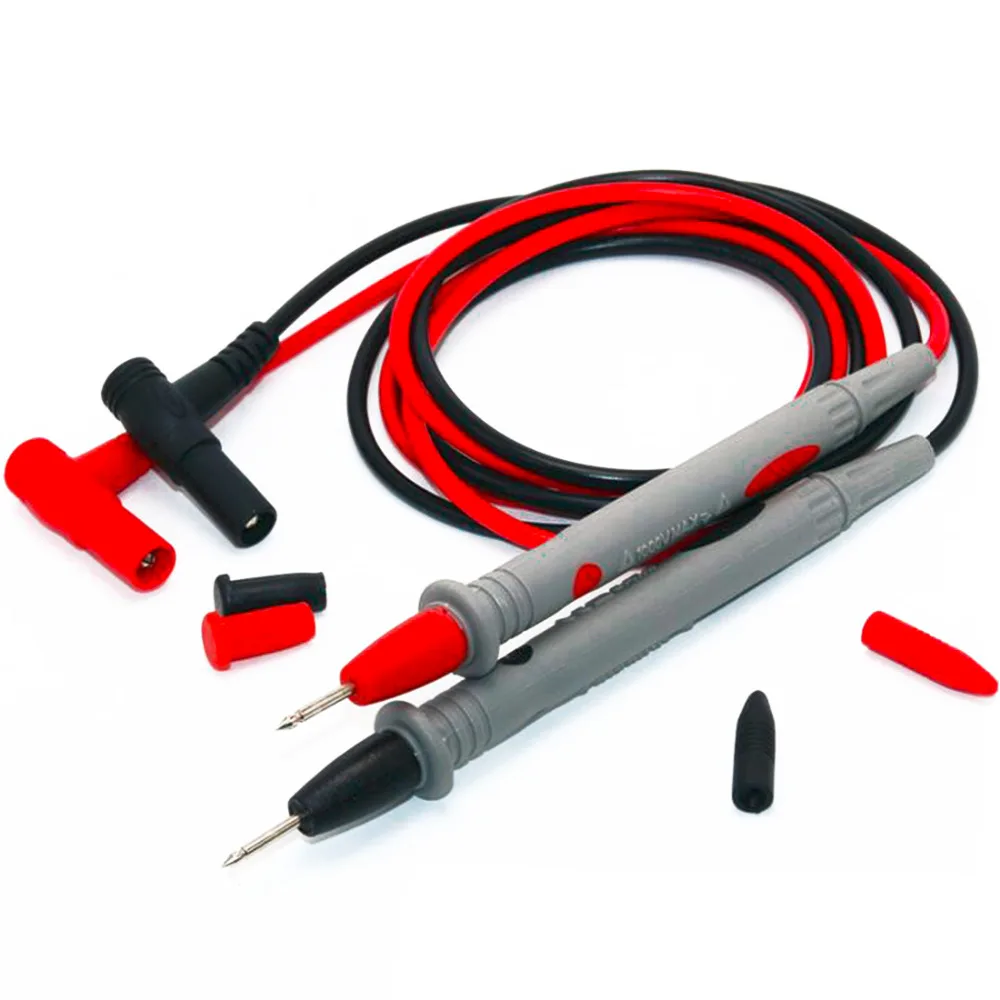 

1 pair 20A Needle Tip Probe Test Leads Pin Lead Probe Wire Pen Cable Universal Digital Multimeter Multi Meter Tester