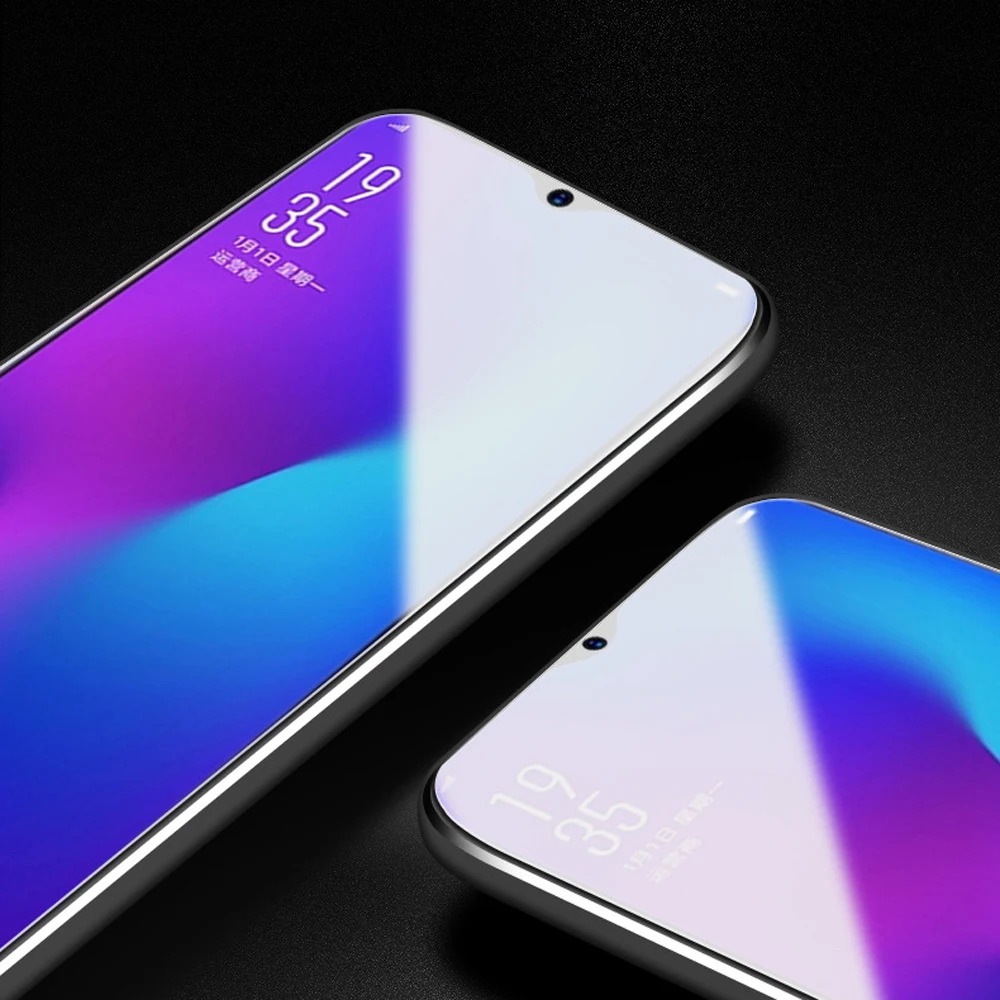 Закаленное стекло 9D для OPPO K1 K3 A9 100 шт./партия защита экрана полное покрытие