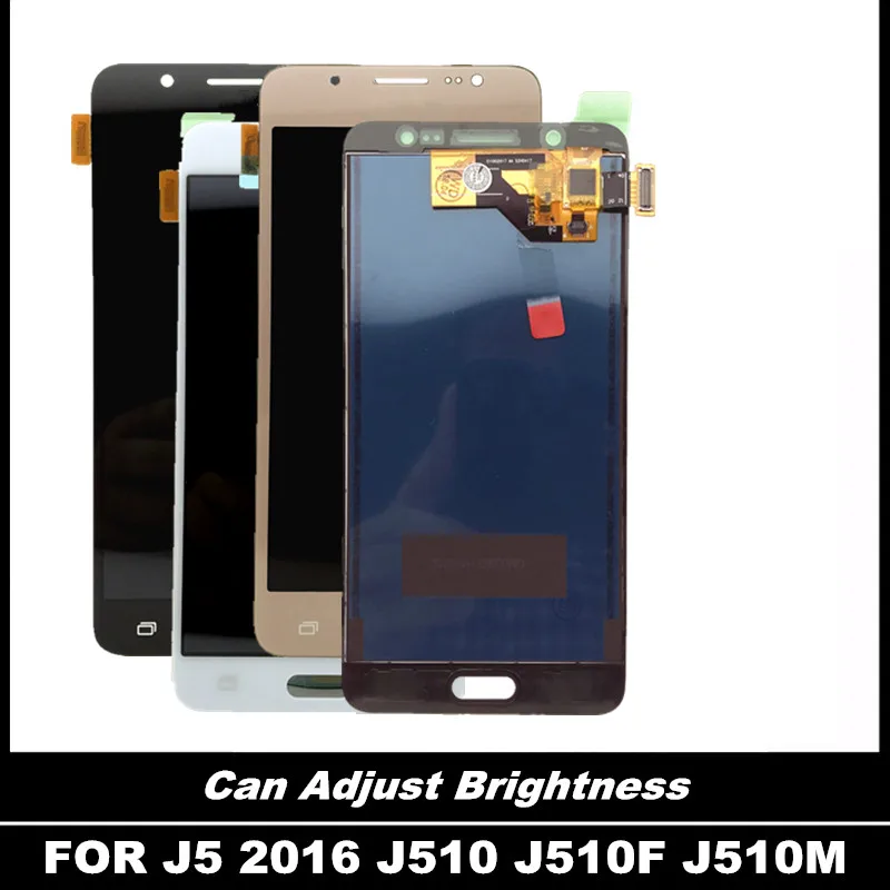 100% протестированный ЖК дисплей для Samsung Galaxy J5 2016 j510 J510G J510F сенсорный экран