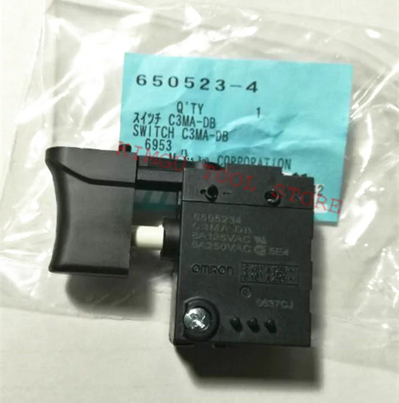 Enlarge Switch original Part 650523-4 for MAKITA 6953 TW0250 TW0200 C3MA-DB 6505234